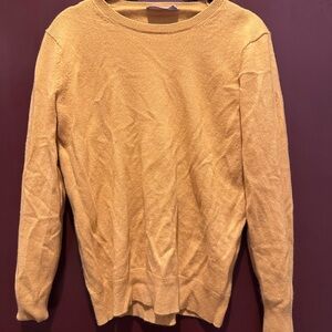 Everlane Mustard Cashmere Sweater